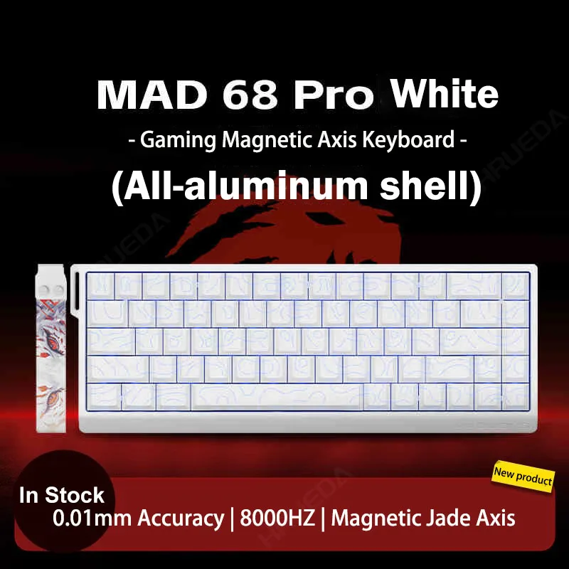 Madlions MAD 60/68 PRO Magnetic Switch Gaming Keyboard E-sport Custom Mechanical Aluminum Keyboard Ergonomics Accessories