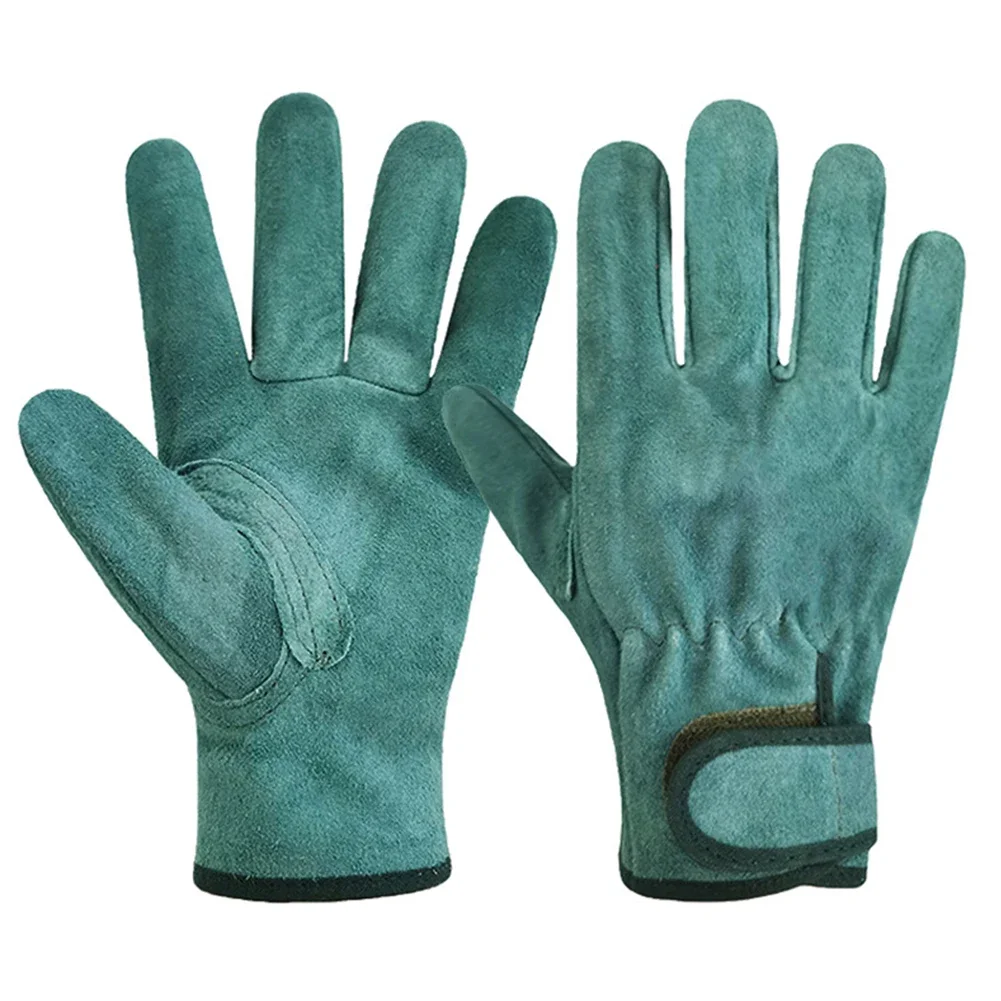 Outdoor Protective Gardening Gloves Yard Cleaning Floral Garden Leather Anti Thorn And Weed Protection Labor Gloves 1 Pairs 5