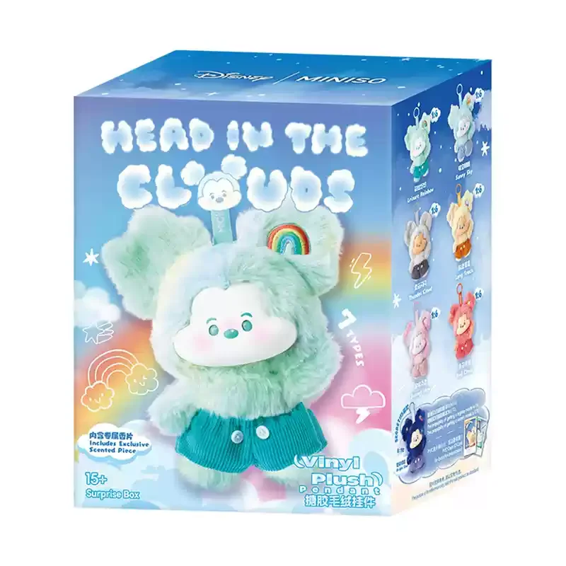 thumbnail image 1 of Disney Mickey Head In The Clouds Series Vinyl Plush Blind Box Bag Pendant Accessory Decoration Surprise Toy Gift Mystery Box, 1 of 4