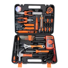  Household Hand Tool Set Car Repair Tool Ratchet Wrench Socket Pliers Knife Screwdriver Electrician Tool Kit Combination Toolbox 