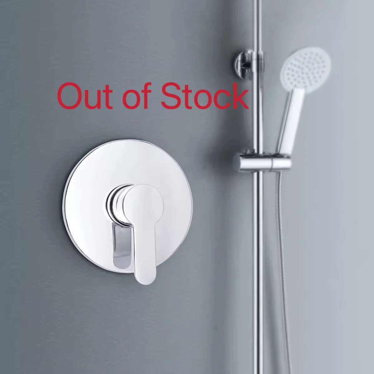 Single-Function Shower Handle Valve Trim Kit Shower Valves Chrome Wall Mount Brass Faucet Rough-In Valve Bathroom i