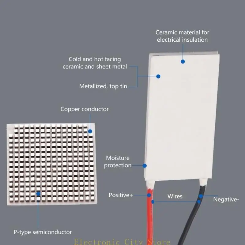 Replacement 6V TEC1-06306 Cooling Sheet Thermoelectric Cooling