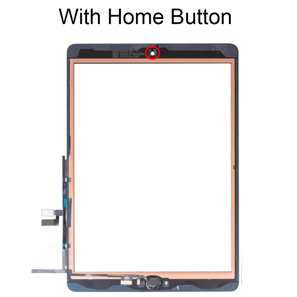 para Ipad 9th 10.2 2023 Digitador da Tela de Toque Vidro A2602 A2603 A2604 A2605 Sensor Digitador do Painel Toque - Imagem 3
