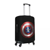 Custom Cute Captain America Luggage Cover Protector Dust Proof Travel Suitcase Covers 2