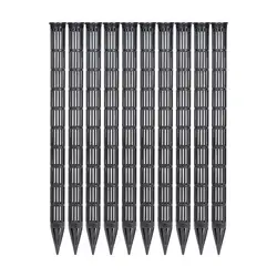 Plant Aeration and Ventilation Tubes for Root Health and Overwatering Prevention in Flower Pots (Black)