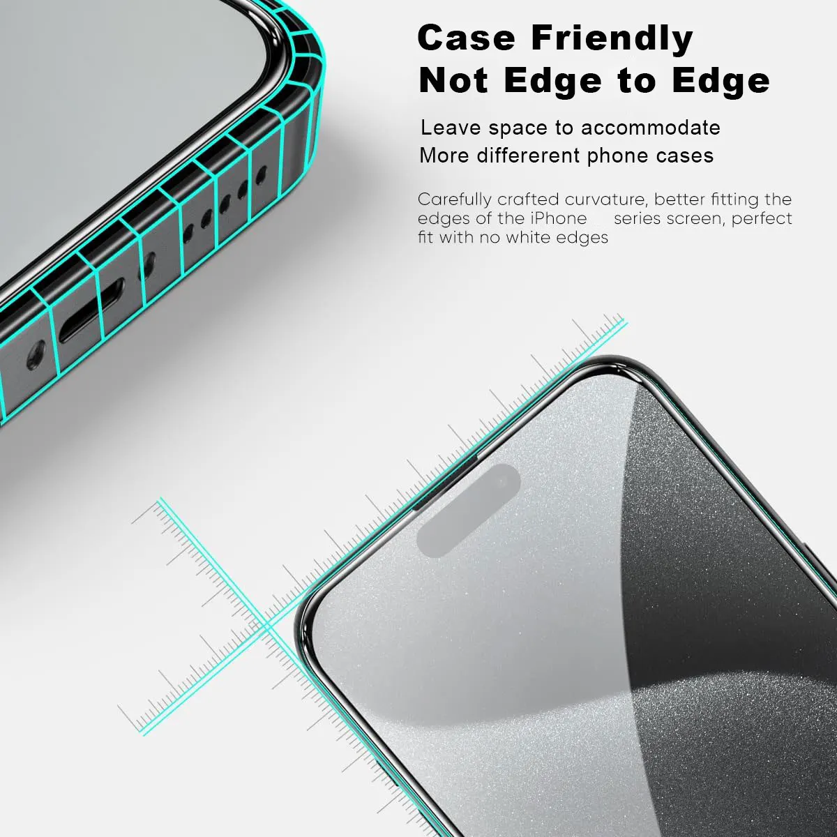 Premium Anti-Shatter Clear Tempered Glass Screen Protector - Pack of 2/4