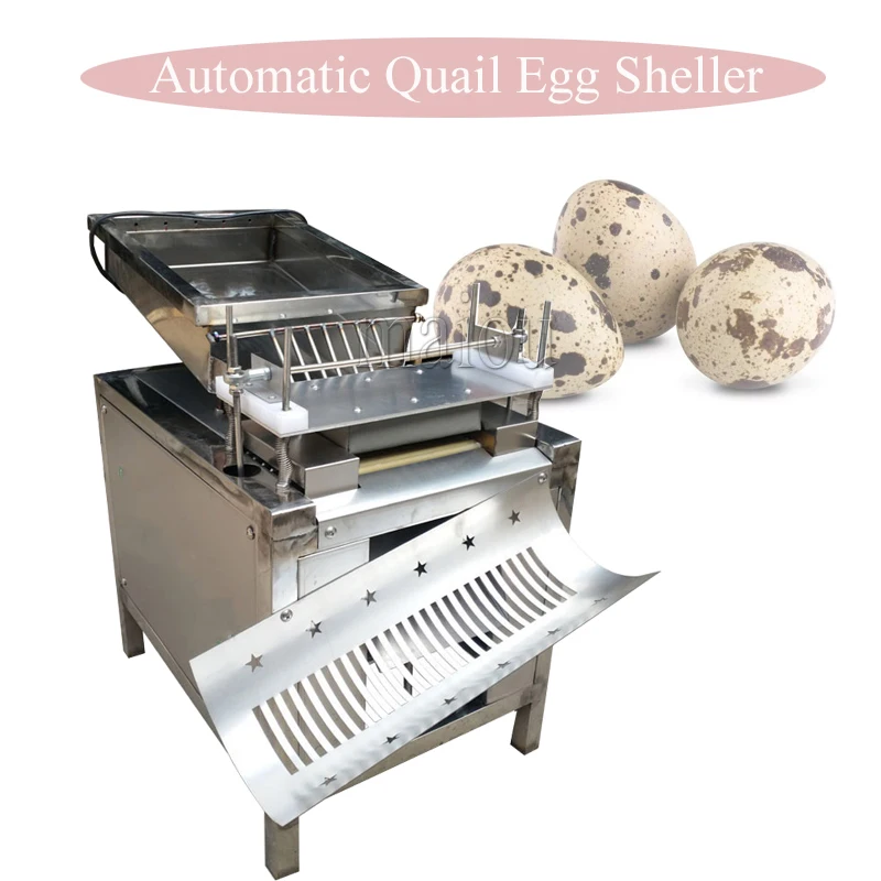 

Commercial Electric Quail Egg Sheller Peeling Machine Stainless Steel Quail Egg Peeler Machine Bird Egg Shelling Machine