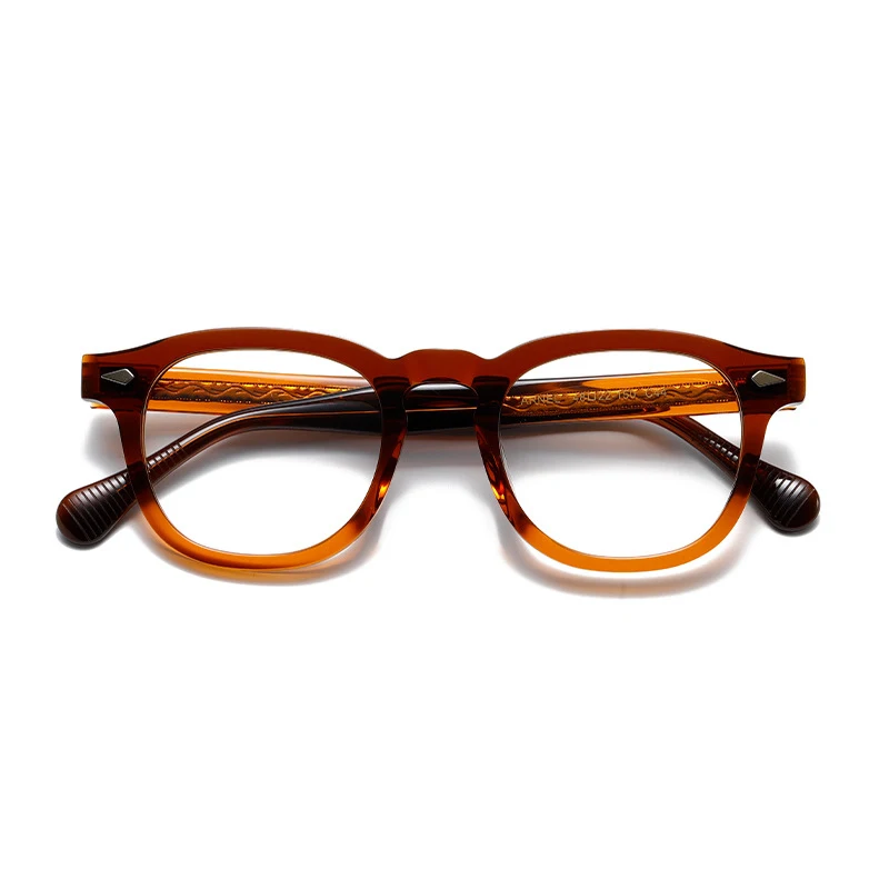 

Fashion optical myopia glasses frame Handmade Japanese high quality acetate eyeglasses Oval retro women men eyewear