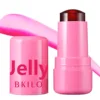 Jelly Cheek Blush Cheek Lip Tint Long Lasting Moisturized Blusher Sticker Lip Gloss 4 Colors Facial Contour Rouge Makeup 1