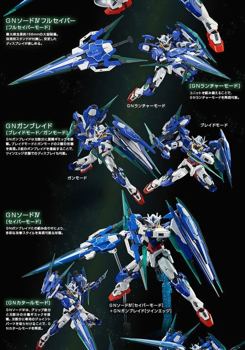 コミック・アニメ BANDAI 00 QANT FULL SABER 1/100 Amazon.com: Bandai Hobby MG 1/100 00 QAN[T] Full Saber