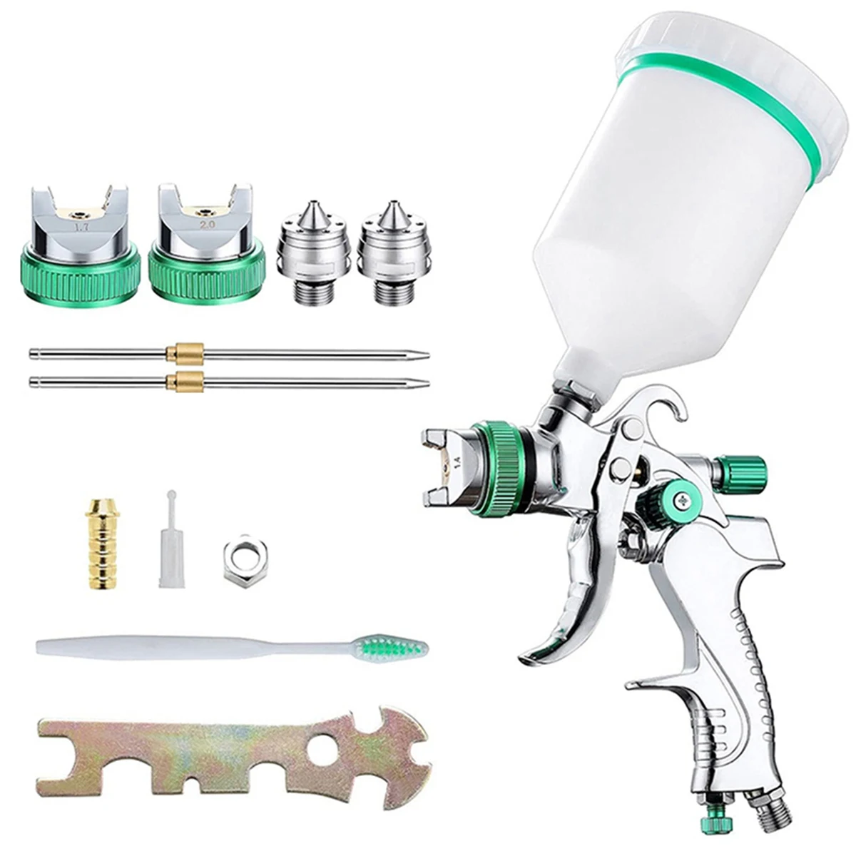 

Professional Spray Tools 1.4/1.7/2.0 Mm Steel Nozzle Gravity Spray Tools DIY Spray Paint Kit Car Paint Spray Tools