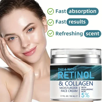 ENVISHA Retinolo Crema al collagene Viso Cura della pelle Anti-età Rughe Idratazione profonda Idratante Salute della pelle Sbiancamento Esfoliazione 1