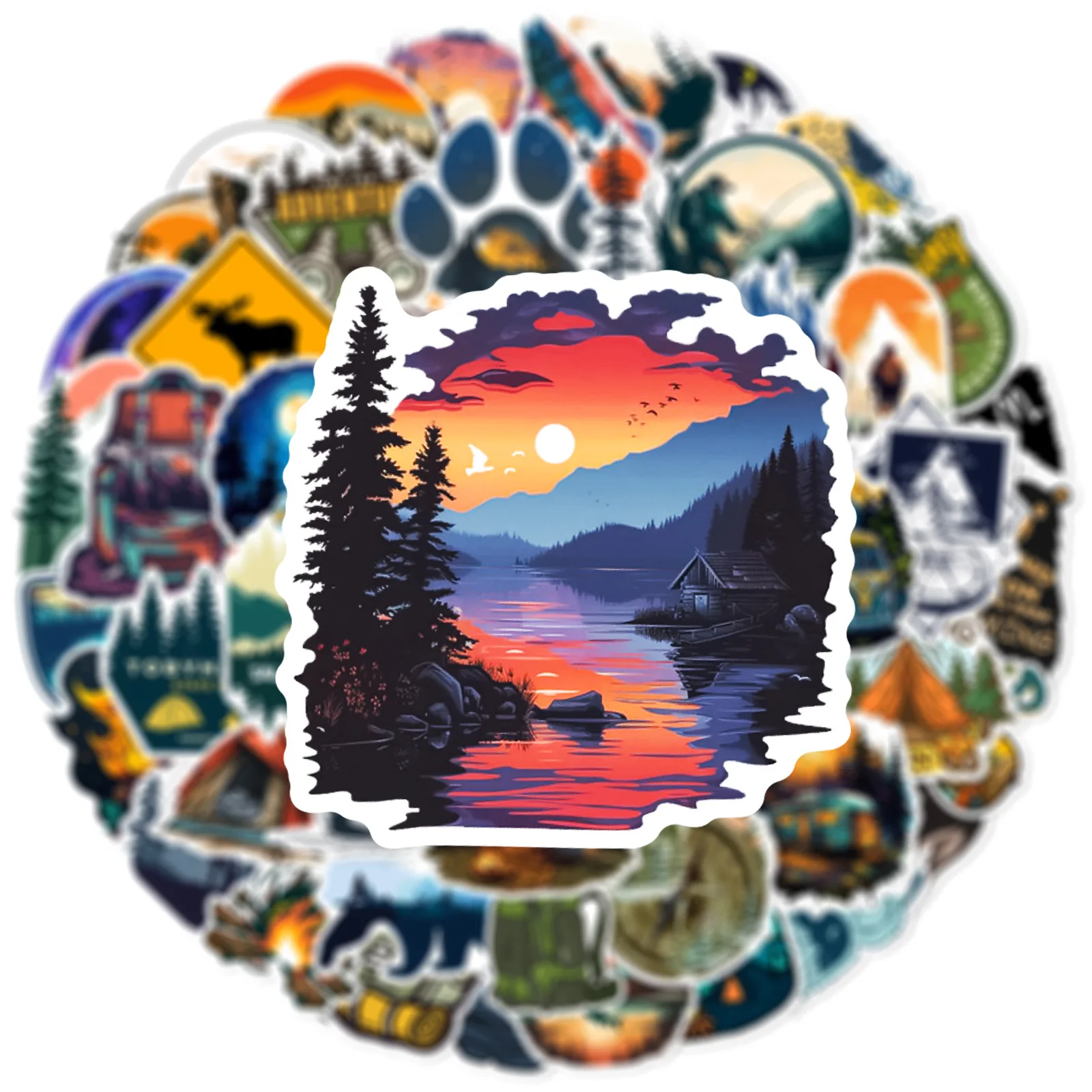 Forest Travel Sticker Set 3
