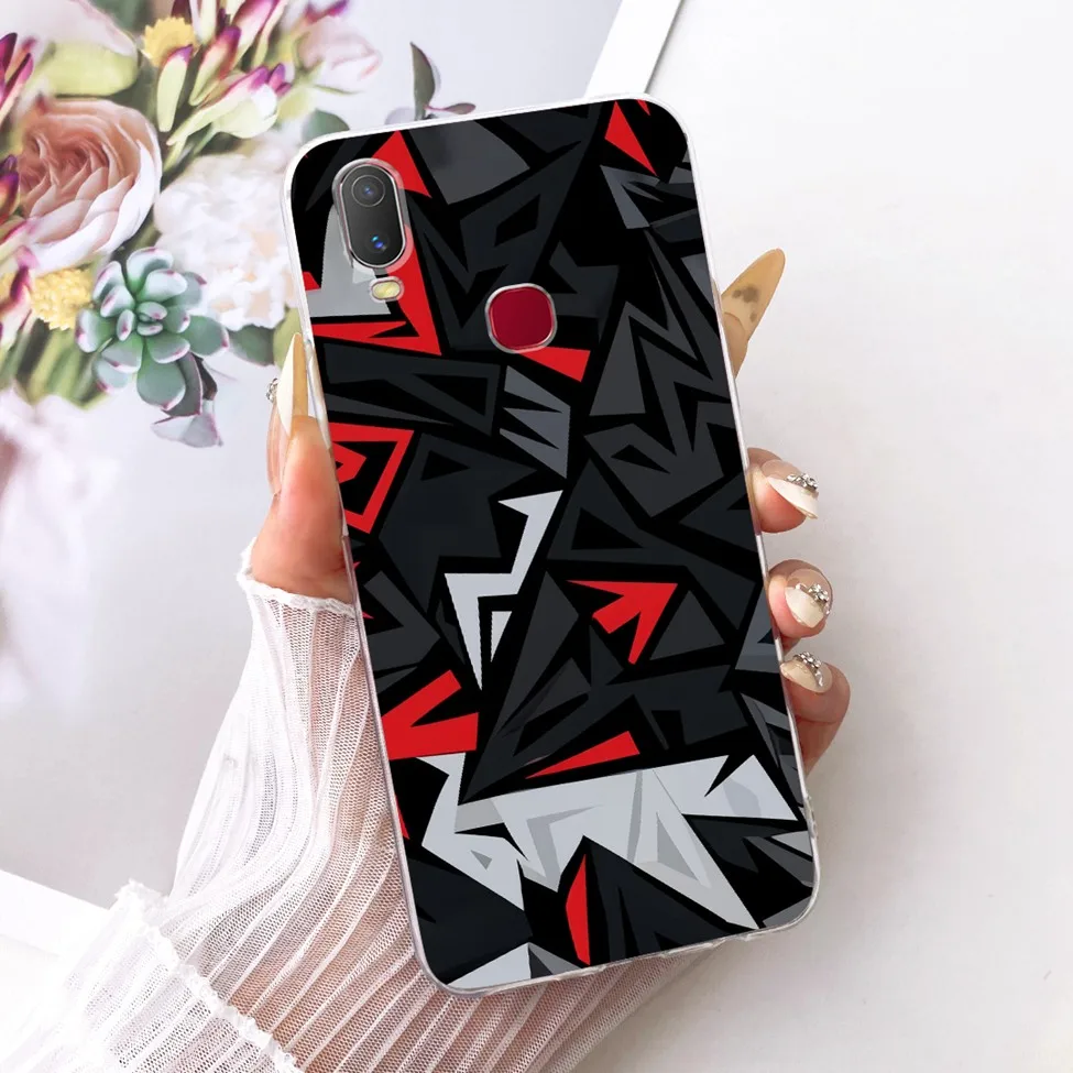 Clear Cute Cat Floral Soft Back Cover - Luxury Painted Design