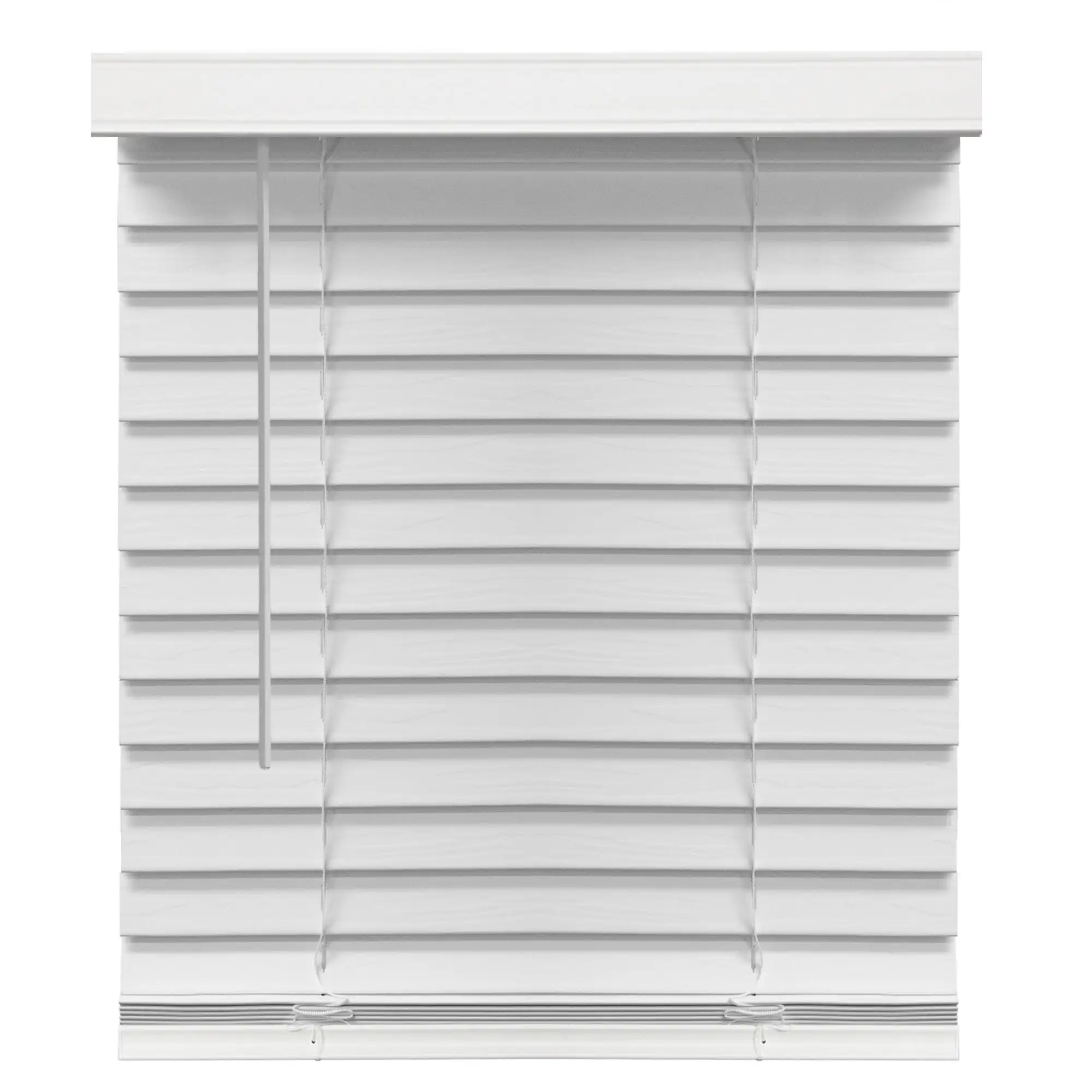 

NEW Home Decor Richfield Studios 2" Cordless Faux Wood Blinds, White 45" x 64"