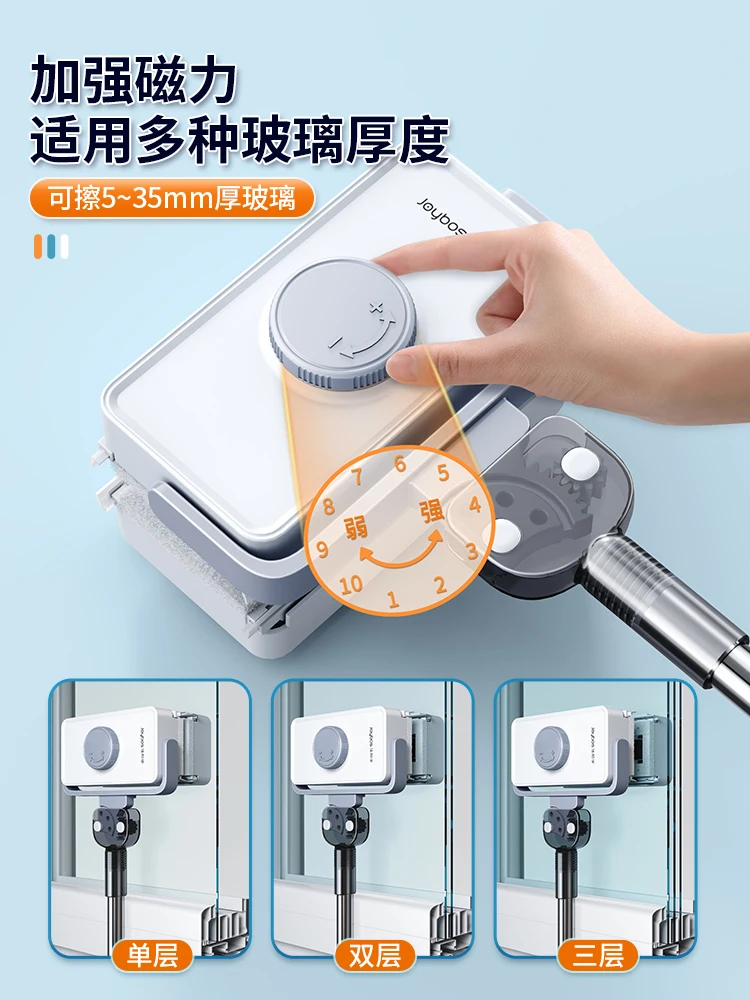 

Glass wiping tool, household high-rise double-sided window cleaner, dedicated cleaning tool for household cleaning