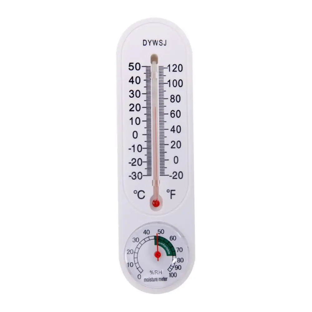 Wall Hang Accurate Plastic Thermometer For Home Thermometer Hygrometer Humidity Monitor Meter Greenhouse Breeding Hygrometer 2