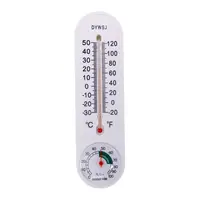 Wall Hang Accurate Plastic Thermometer For Home Thermometer Hygrometer Humidity Monitor Meter Greenhouse Breeding Hygrometer 2