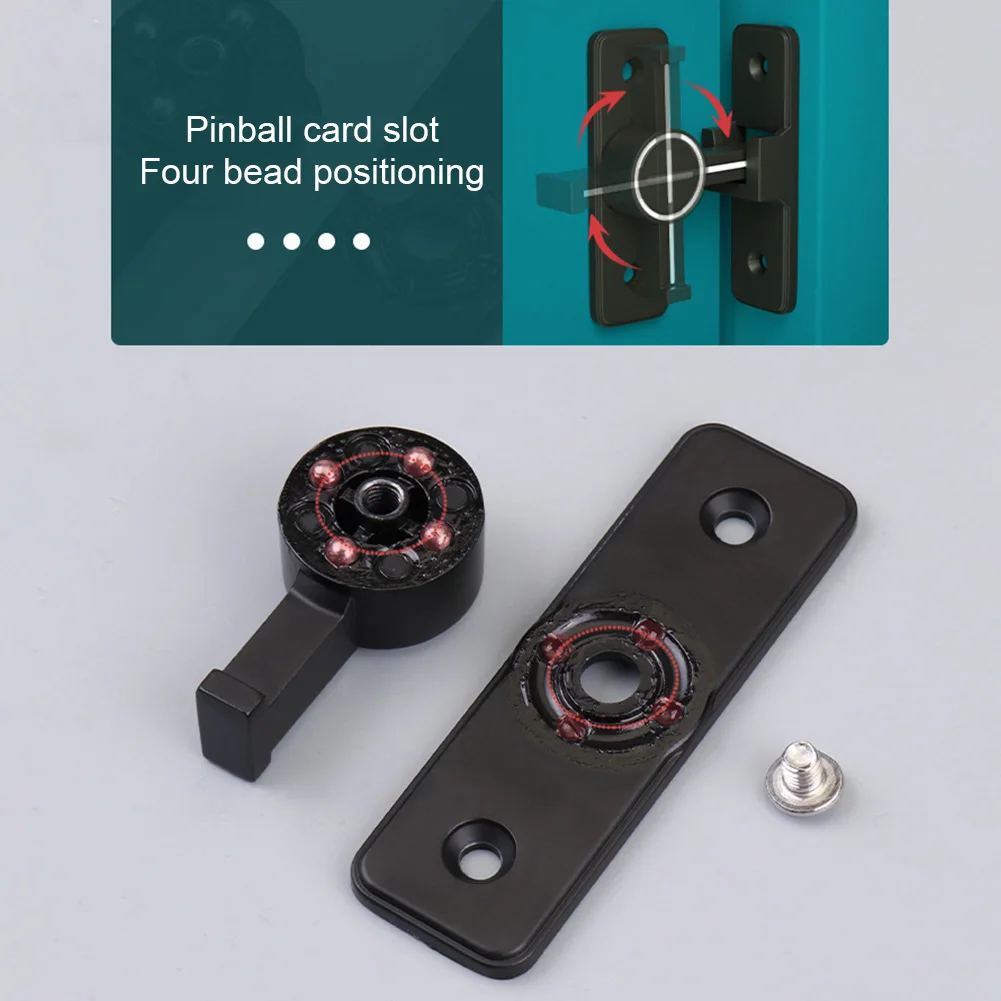 Description Picture 6 of itemLuminous Sliding Barn Door Latch Heavy Duty Flip Door Latch Zinc Alloy Safety Door Bolt Latch Lock for Bathroom Garage Window
