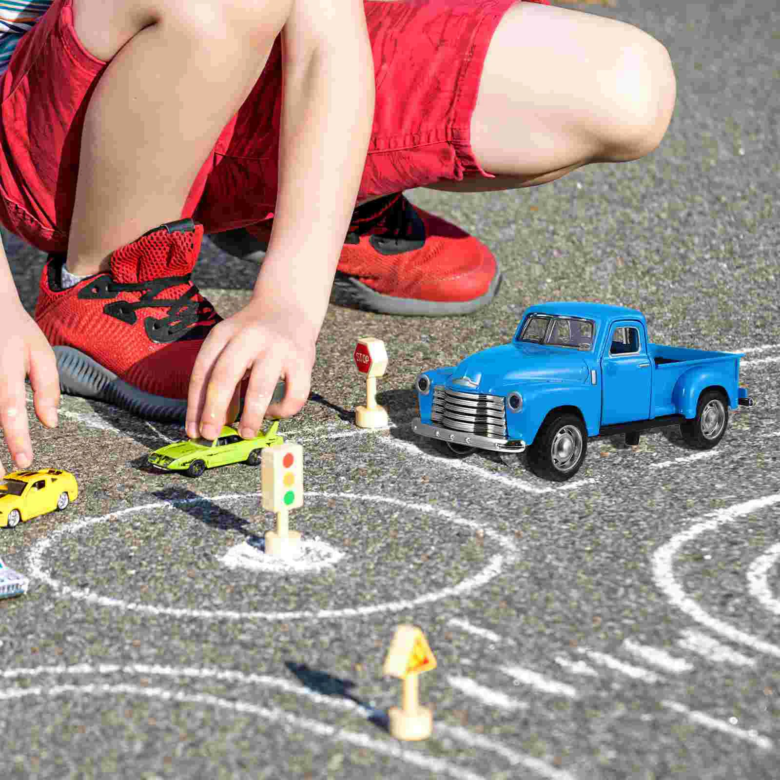 

Модель автомобиля, Игрушечная модель грузовика, винтажная модель автомобиля из сплава, орнамент, фигурка автомобиля, коллекционный подарок