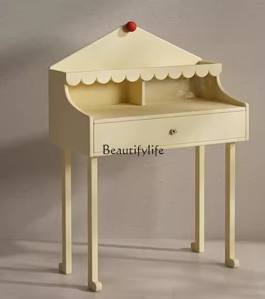 

Bedroom Modern Simple Small Apartment Dresser Small Storage Makeup Table Storage Rack