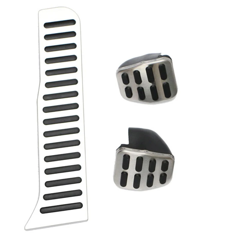 Car No Drilling Foot Pedal Pad Cover For Audi A3 8P Acessories 2003~2013 Aluminum Alloy Brake Clutch Pedal Non Slip Pads Covers