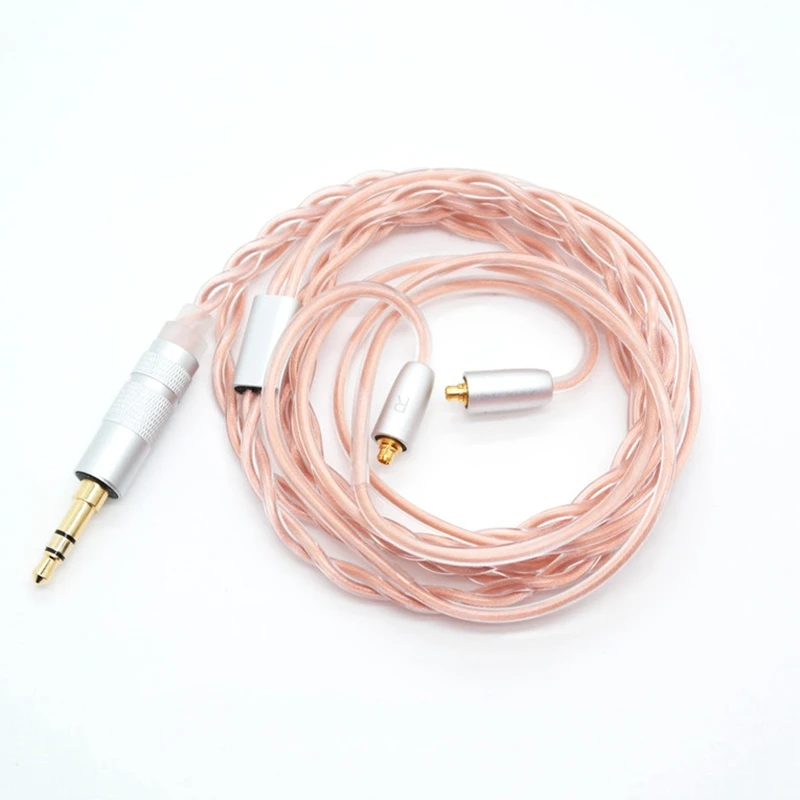 

MMCX замена кабеля наушников 6N OCC провод шнур для Shure SE215 SE315 SE425 SE535 SE846 3,5 мм разъем