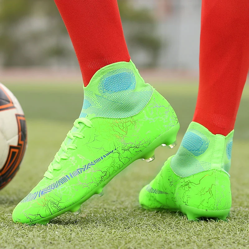 Original Turf Soccer Shoes Men TF/AG Football Boots Kids Boys Soccer Cleats Outdoor Football Shoes Men Training Sport Sneakers