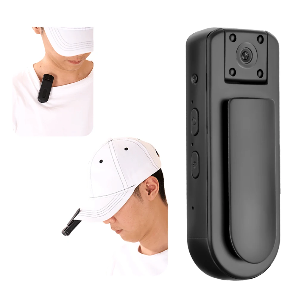 HD 1080P Wearable Worn Bodycam Night Vision WiFi Sport Bike Outdoor Video Recorder with Audio & Video Recording Body Worn Cam