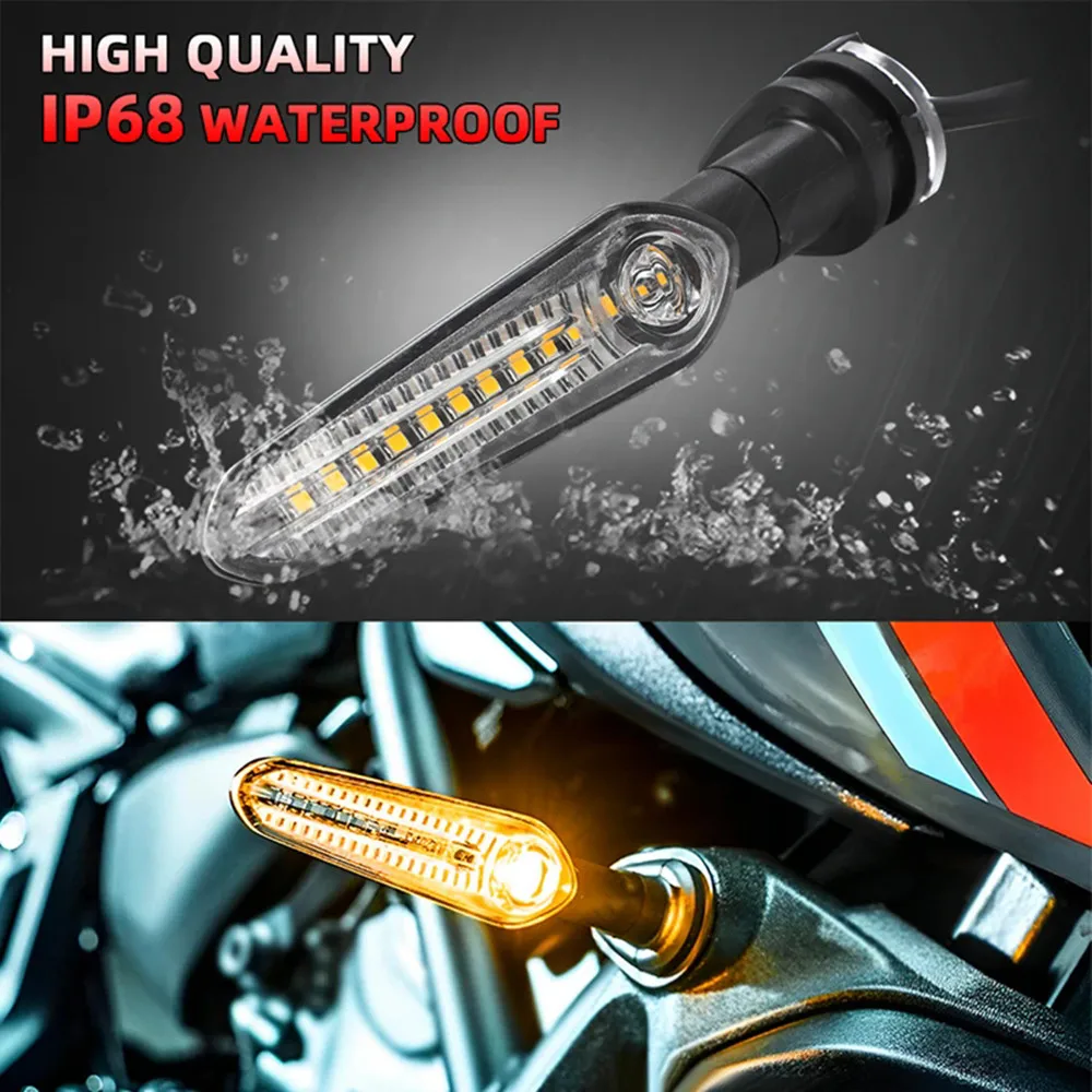 รูปสินค้า ไฟเลี้ยว LED สีเหลืองอำพัน สำหรับ Yamaha MT03/MT07/MT09/XSR700
