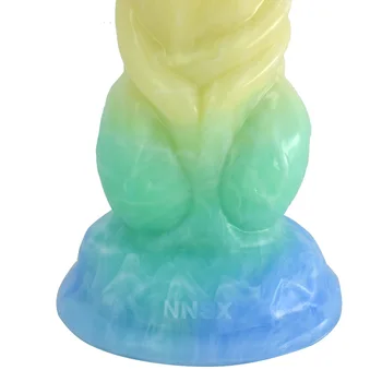 NNSX Dog Animal Dildo Knot Flexible Dick Sex Toys for Women  with Suction Cup Silicon Penis Masturbator Erotic Product Sexyshop 2