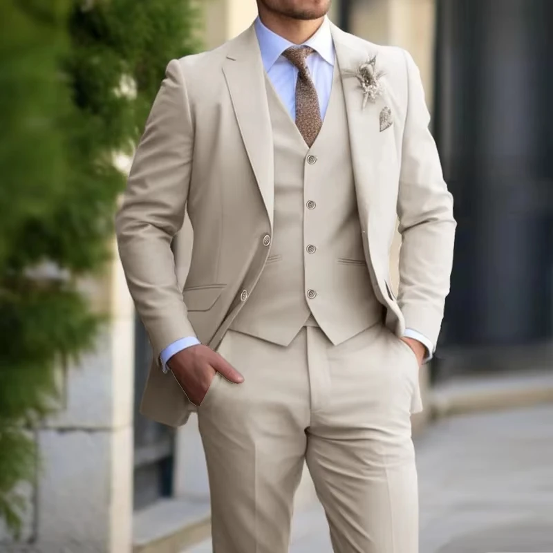 Costume Beige pour hommes