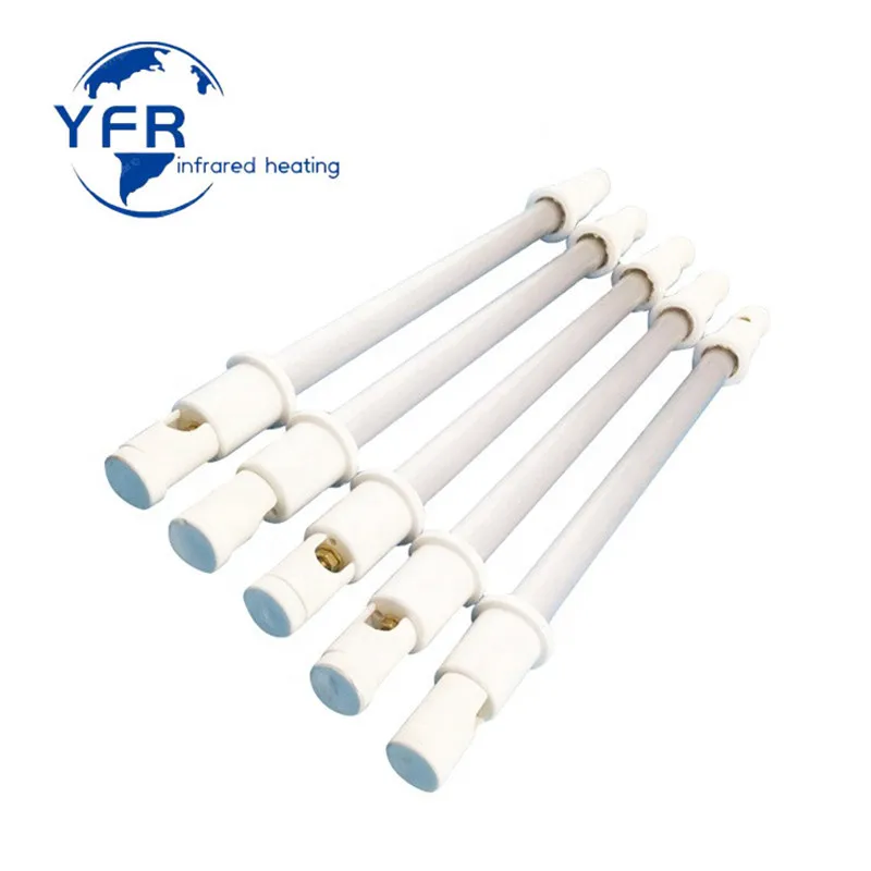 Quartz Glass Grill Heating Element 220v Far infrared heaters lamp heating element for paint booth