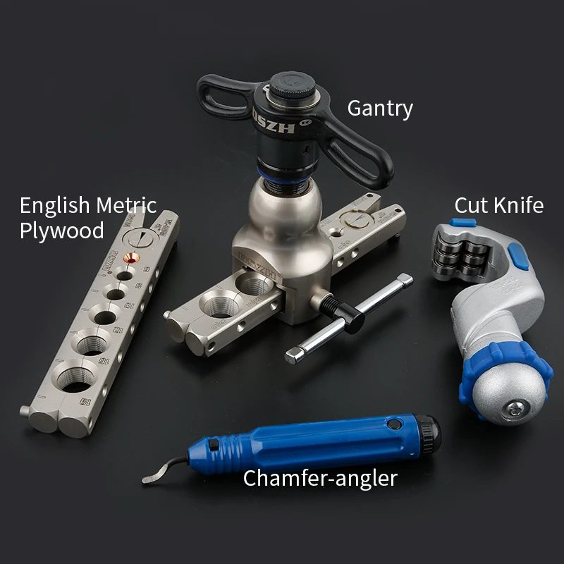 Ensemble d'outils d'évasement universels pour tubes en cuivre, extenseur de  tuyau à main pour excentrique d'angle, kit d'outils d'évasement de type  cône, 5-16mm - AliExpress