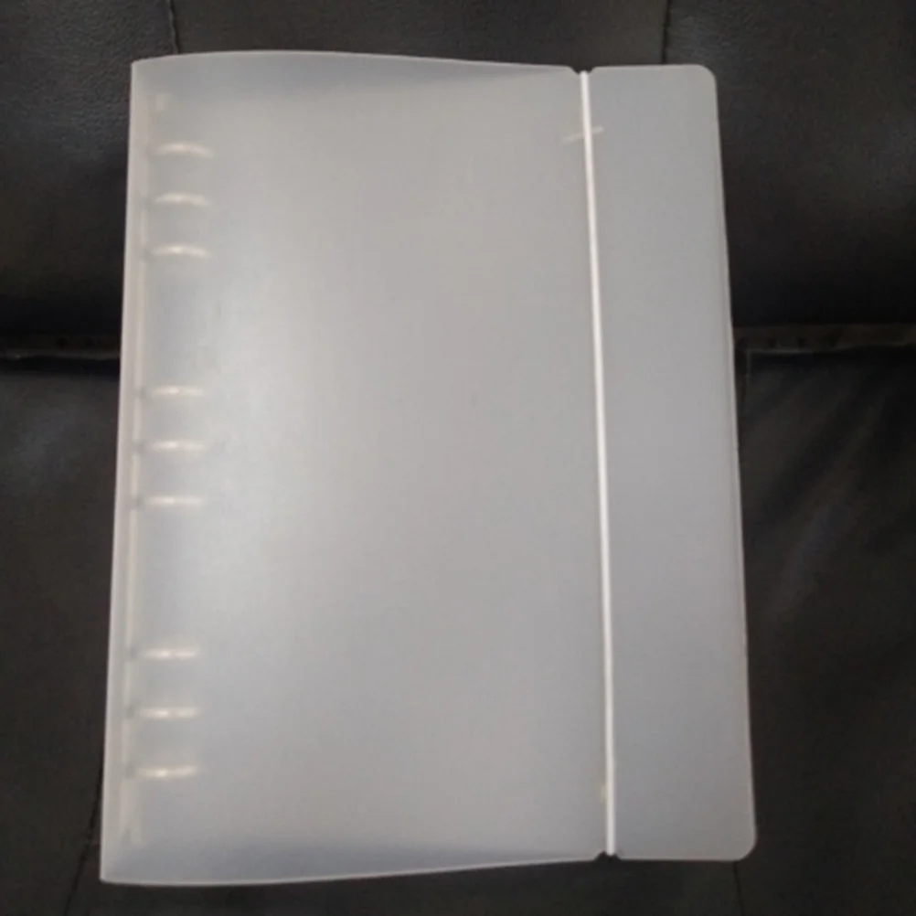 

Пластиковая крышка B5, круглые кольца, искусственная кожа, защита листа, запасная деталь для ноутбука, задняя крышка для самостоятельной сборки