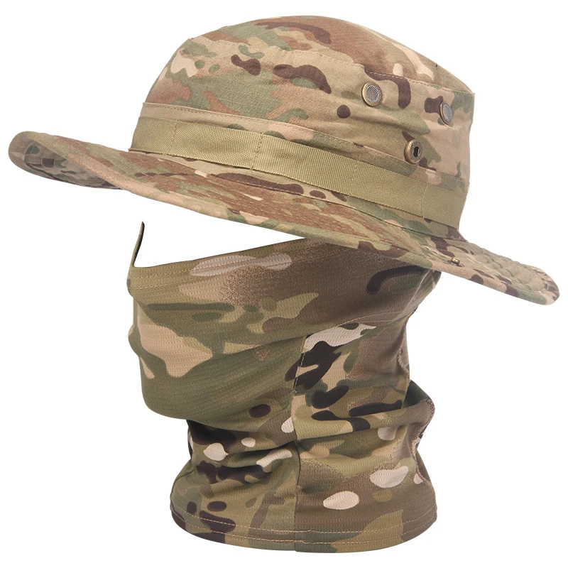 

Tactical Penney Hat Outdoor Climbing Fishing Sun Protection Cap Breathable Quick Dry Mask