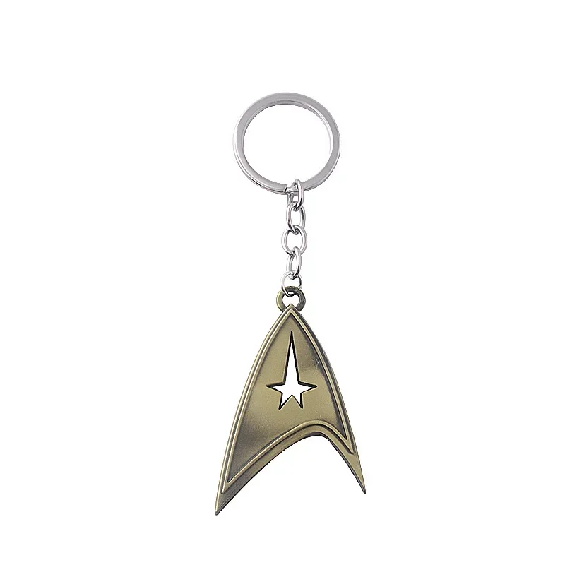 Star Trek Metal Keychain Cosplay Accessories Key Chains Backpacks Clothes Pendant Badge Gift
