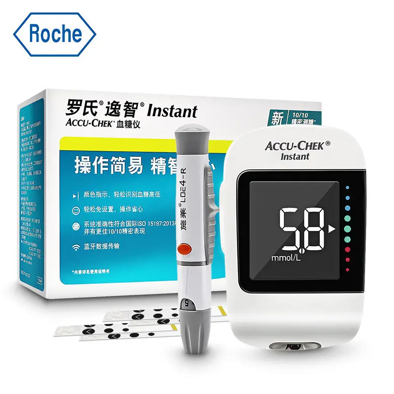 Accu Chek Instant S Blood Glucose Meter Test Strips 50pcs/100pcs For The  Determination Blood Glucose Tester Self Testing Kit ! - Blood Glucose -  AliExpress