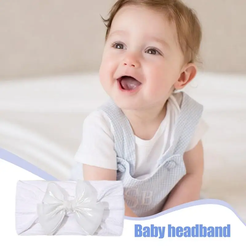Baby Girls Bows Headbands Super Stretchy Soft Baby Headbands Stretchy Knot With Hair Bows Soft Hairbands Girls Hair
