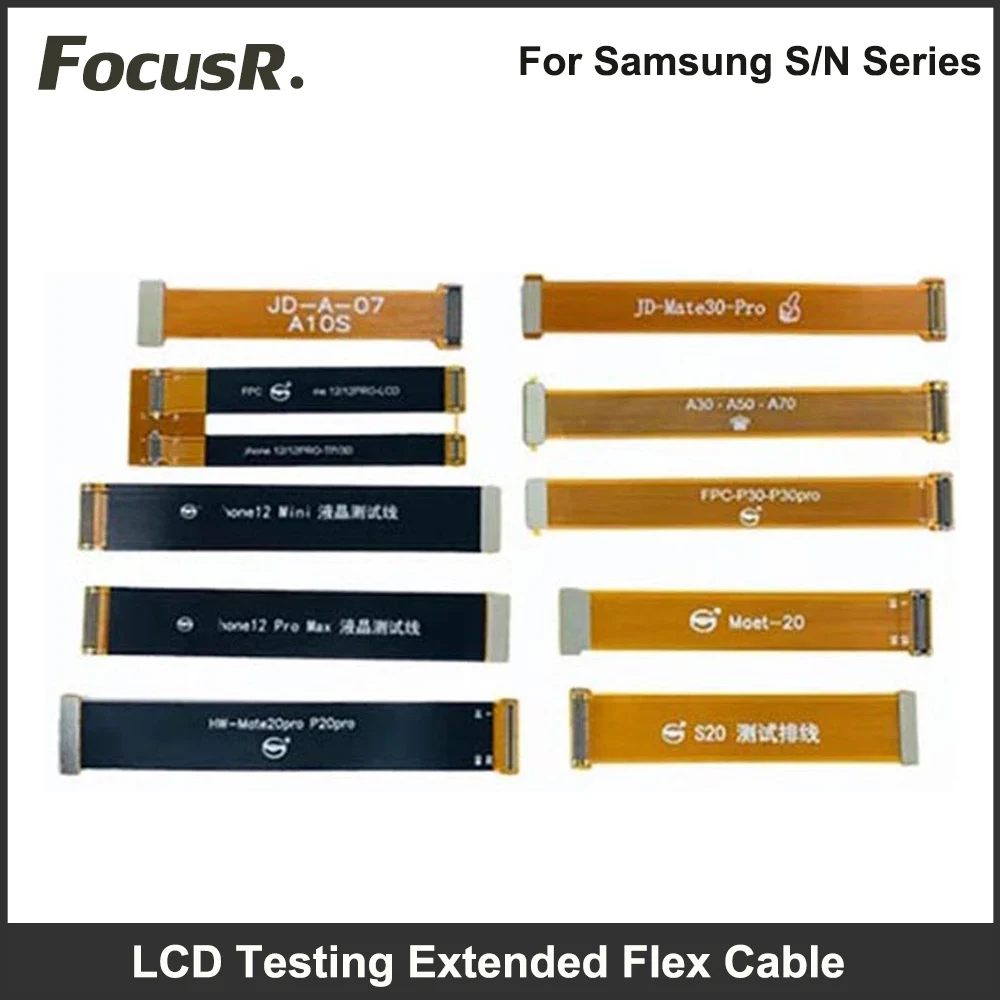 Display Lcd Test Flex Cable Per Samsung Galaxy S20 S10 S9 Plus Note9 Note10 Note20 Ultra 3D Touch Screen Extension Tester Flex