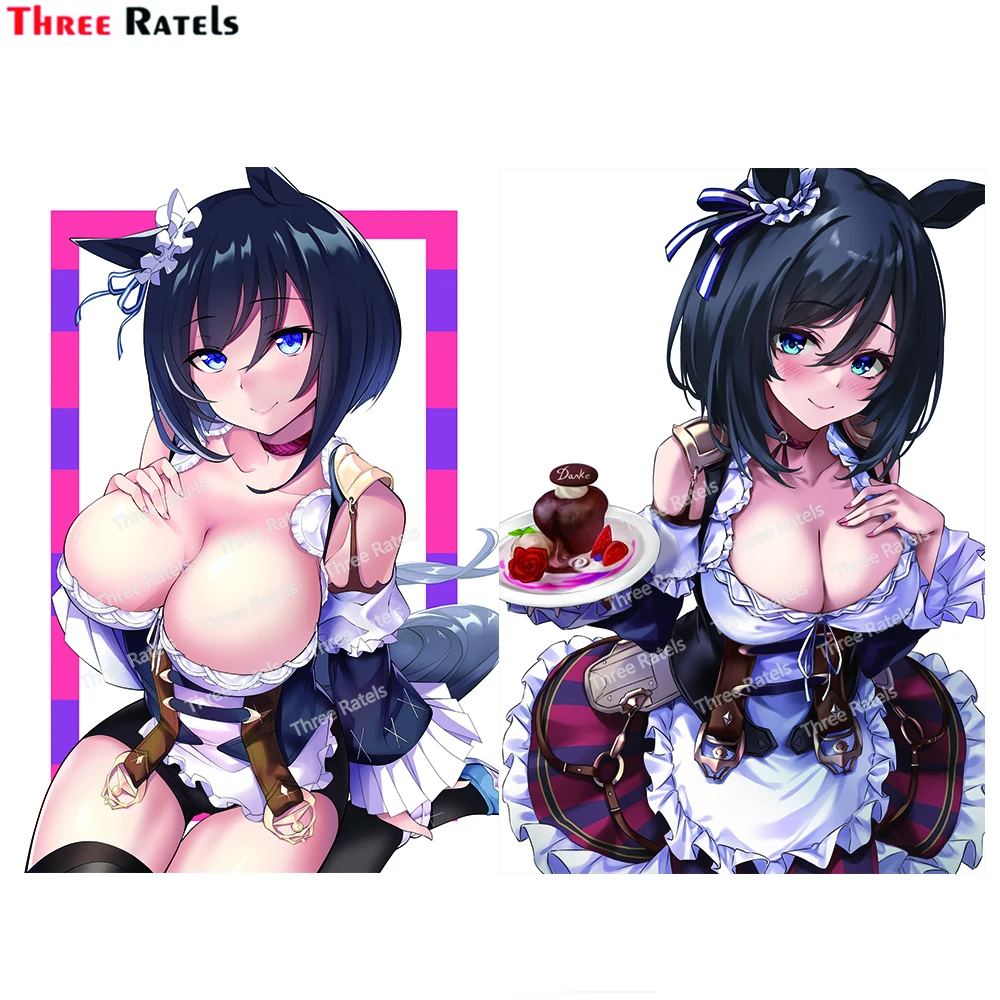 

Three Ratels H339 Anime Girl Eishin Flash Umamusume Stickers For Passat B5 Car Accessories Vinyl Material Auto Decals