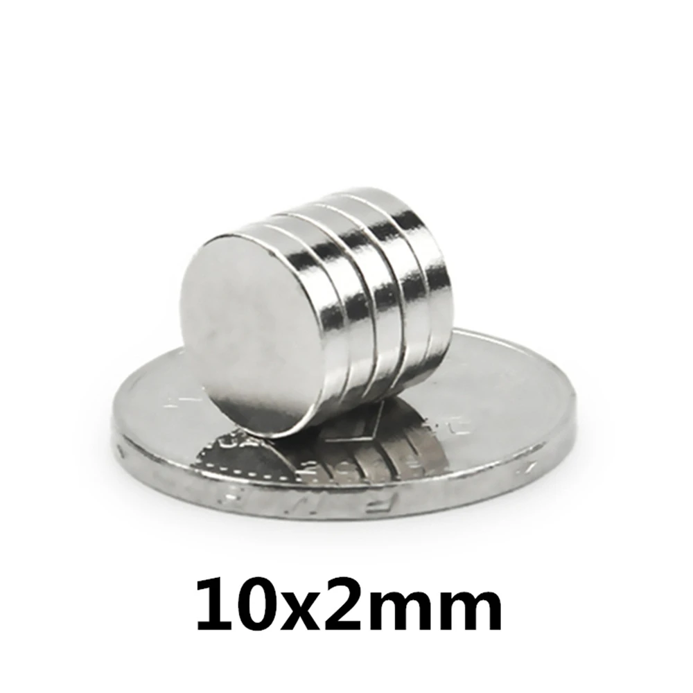 Neodymium Magnets Dia 10mm Super Strong Magnets NdFeB Neodymium Thin Small Disc Magnet Permanent N35