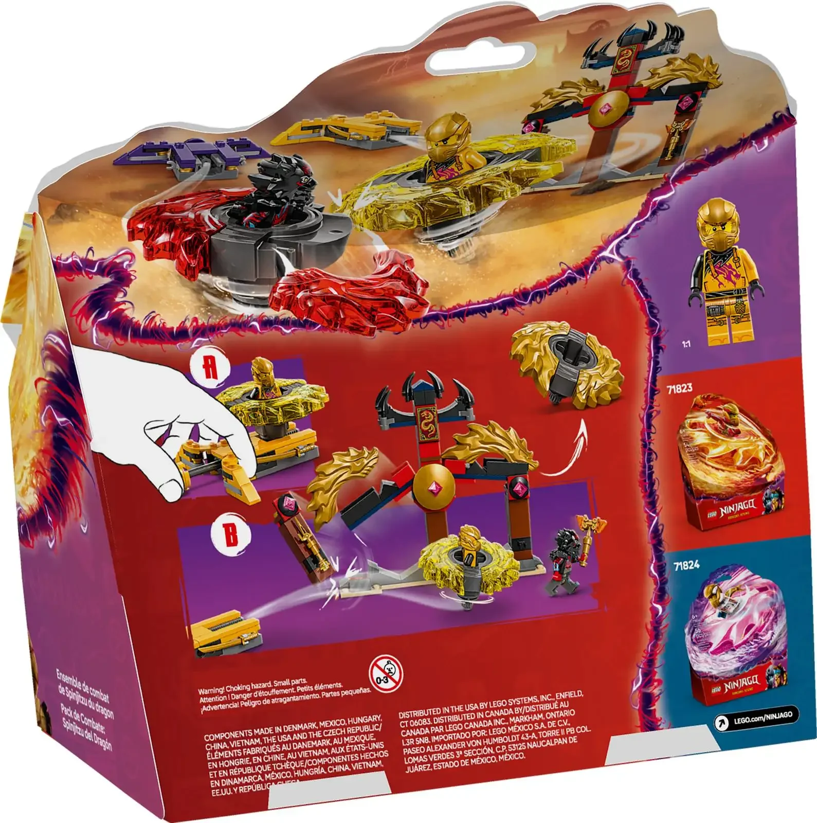 LEGO NINJAGO The Dragon Spinjitzu Battle Pack 71826 Action Toy