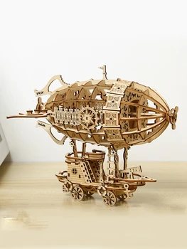 3D Wooden Airship Puzzle 1