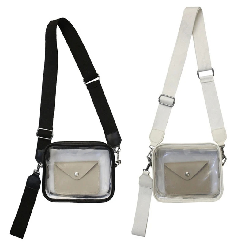 63hc Clear Crossbody Purse Bag Stadium Approved Messenger Bags For