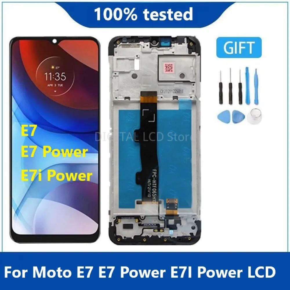 Оригинальный ЖК-дисплей для Motorola Moto E7 Power E7I сенсорная панель стекло дигитайзер в