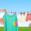1.8M Outdoor Camping Non-slip stretch clothesline With 12Clips Travel Stretchy Clothesline Sock Line Hanging Laundry Drying Rope 4