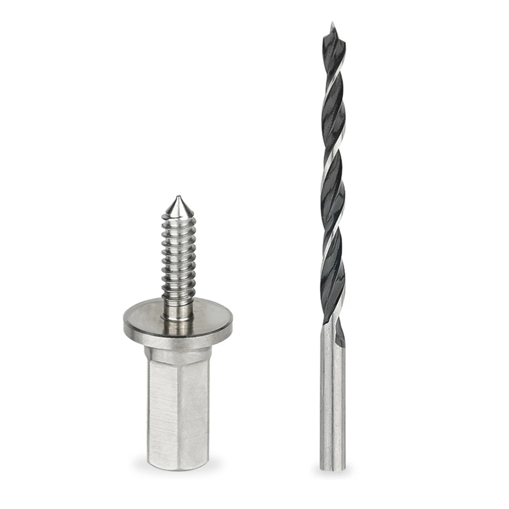 

Round Nail Head Auxiliary Tool Stainless Steel Drilling Tools Adjustable for Electric Drilling Machine