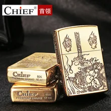

Kerosene Lighter Leader Genuine Fight To Defeat Buddha Qitian Dasheng Creative Windproof Personality Male Smoke Accesoires