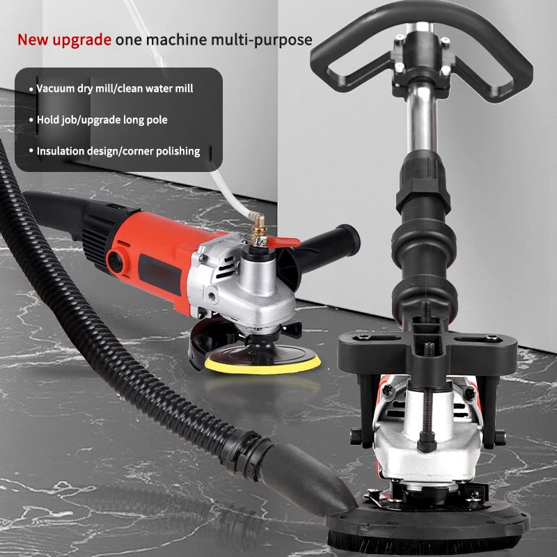 Floor Polishing Machine Electric Water Mill Polishing Machine Household Portable Epoxy Floor Grinder Multifunctional Handheld Concrete Waxing Polisher